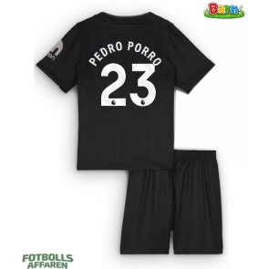 Tottenham Hotspur Pedro Porro #23 Bortaställ Barn 2025-26 Kortärmad (+ Korta byxor)